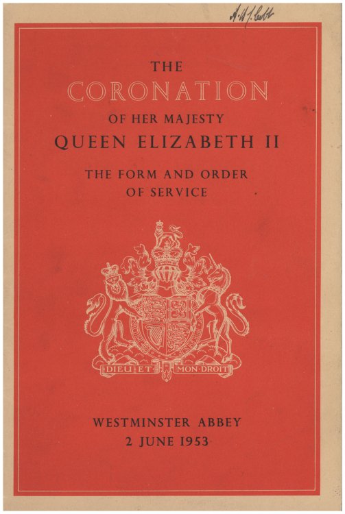 Coronation of Her Majesty Queen Elizabeth II