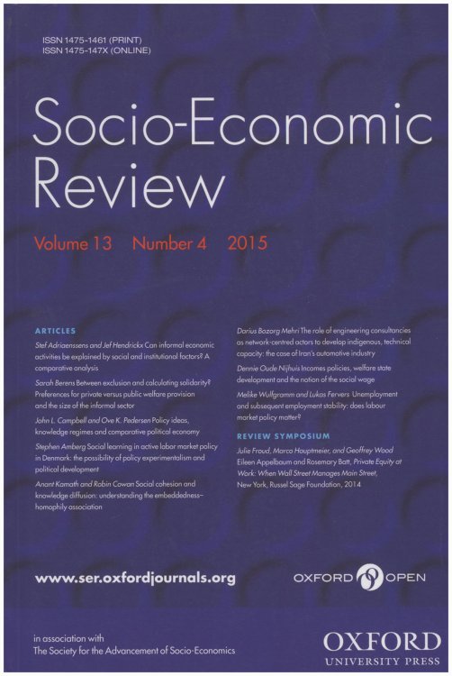 Socio-Economic Review (Volume 13, Number 4, October 2015)