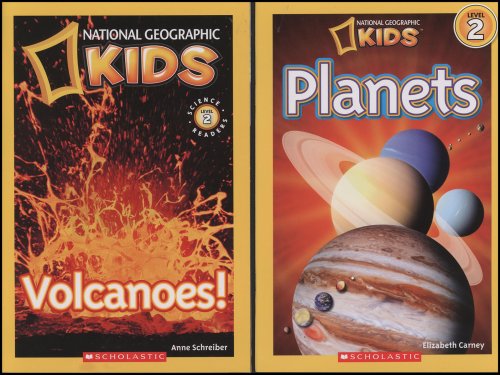 National Geographic Kids: Volcanoes, Storms, Planets, Weather, Rocks and Minerals (Five booklets)