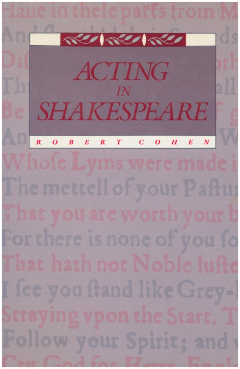 Acting in Shakespeare