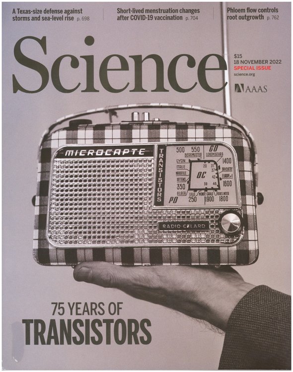 Science Magazine: 75 Years of Transistors (18 November 2022)