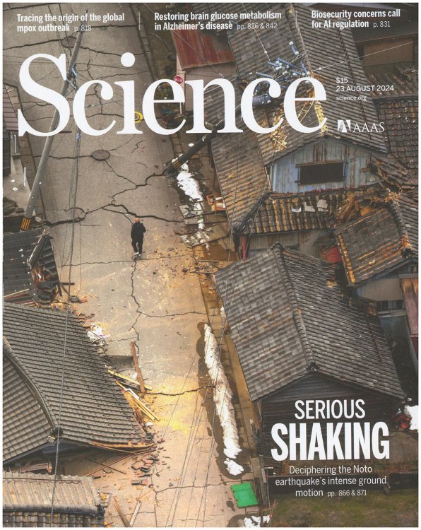 Science Magazine: Noto Earthquake (23 August 2024)