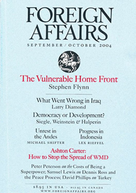 Foreign Affairs (September/October 2004, Vol 83, No. 5)