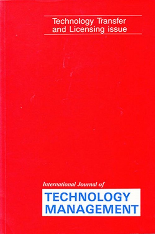 IJTM: Technology Transfer and Licensing Issue (Volume 3, Issue 1/2, 1988)