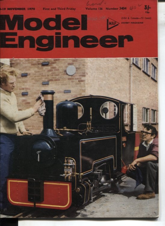 MODEL ENGINEER 6-19 November 1970 #3404