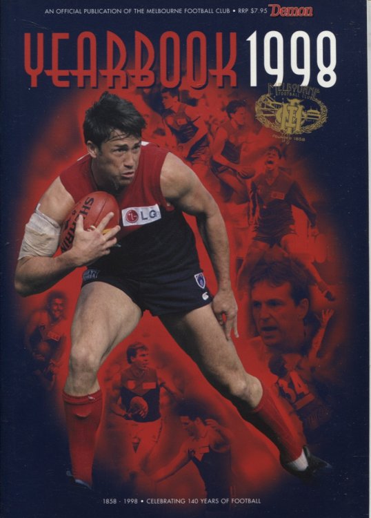 MELBOURNE YEARBOOK 1998 1858 - 1998 Celebrating 120years of Football