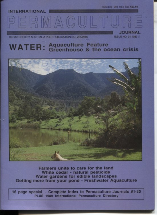 INTERNATIONAL PERMACULTURE JOURNAL Issue #31 1989 - 1
