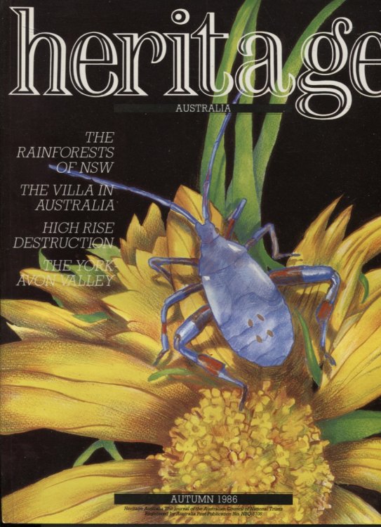 HERITAGE AUSTRALIA #1 Autumn 1986