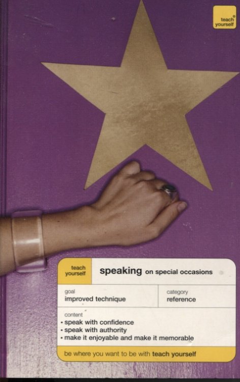 SPEAKING ON SPECIAL OCCASIONS