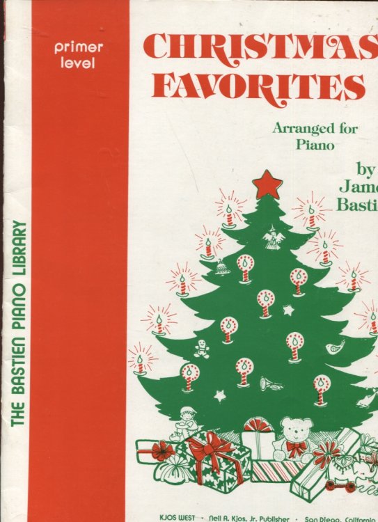 CHRISTMAS FAVORITES ARRANGED FOR PIANO- PRIMER LEVEL