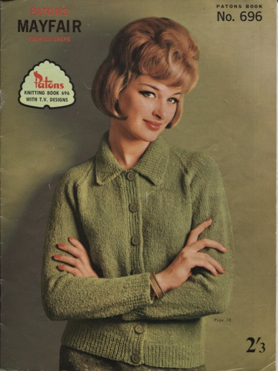 PATONS MAYFAIR FASHION CREPE KNITTING BOOK