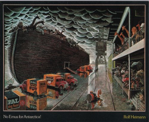 NO EMUS FOR ANTARCTICA! Drawings by Rolf Heimann
