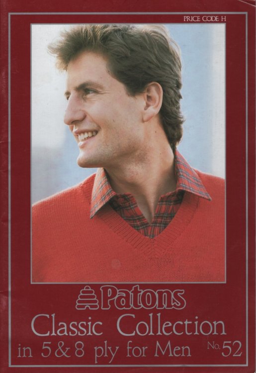 PATONS CLASSIC COLLECTION IN 5 & 8 PLY FOR MEN