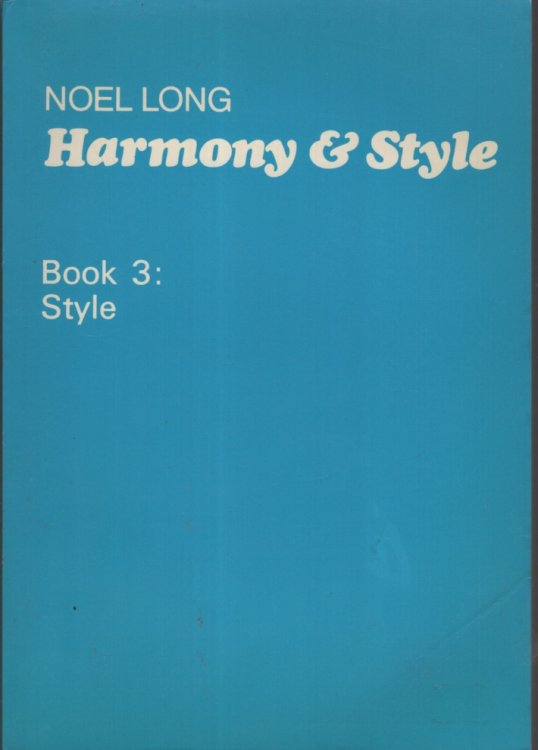 HARMONY & STYLE Book 3 : Style