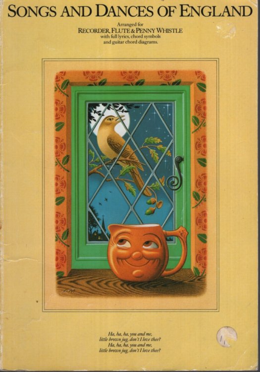 Songs And Dances Of England: Arranged for Recorder, Flute & Penny Whistle Selected and Arraged by Liz Thomson