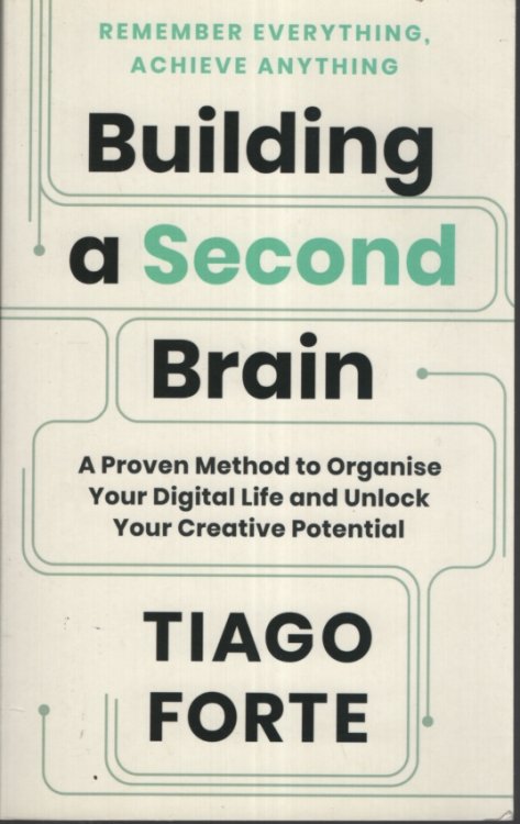 BUILDING A SECOND BRAIN : A PROVEN METHOD TO ORGANISE YOUR DIGITAL LIFE AND UNLOCK YOUR CREATIVE POTENTIAL