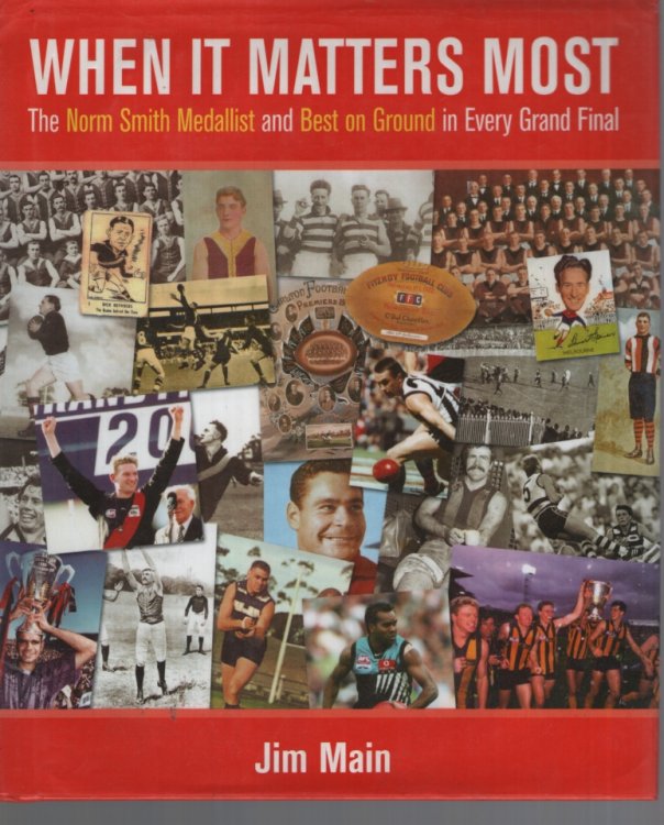 When it Matters Most: The Norm Smith Medallist and Best On Ground in Every Grand Final