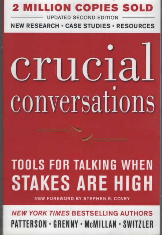 CRUCIAL CONVERSATIONS : TOOLS FOR TALKING WHEN STAKES ARE HIGH
