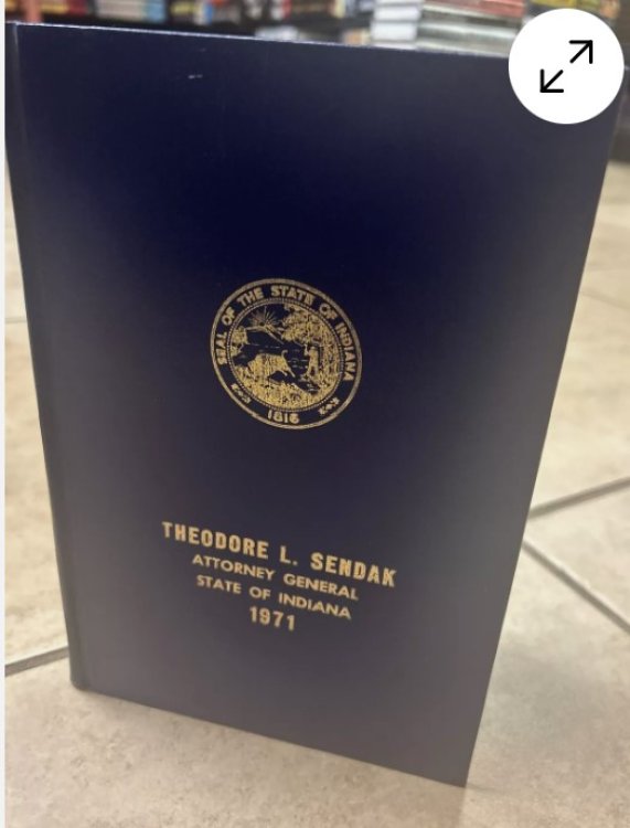 Theodore L. Sendak: Attorney General State of Indiana 1971