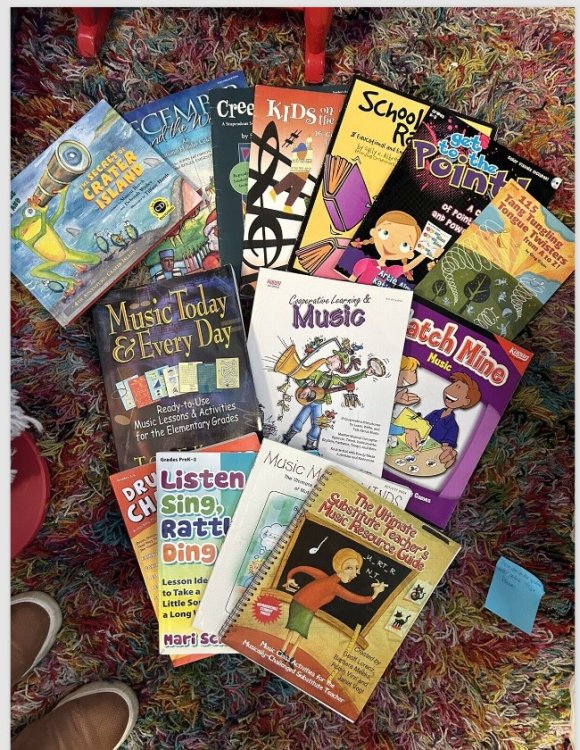 Lot of Music Teacher Resource Books