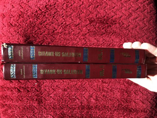 Riyad al-salihin: Riyadh-us-saleheen : Arabic-English 2 Volumes