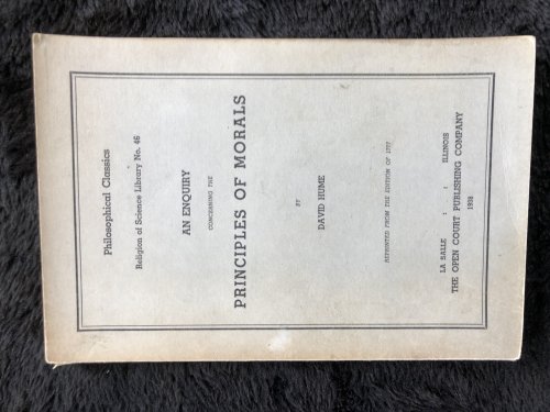 An Enquiry Concerning the Principles of Morals
