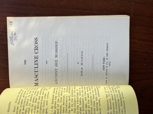 The Masculine Cross and Ancient Sex Worship