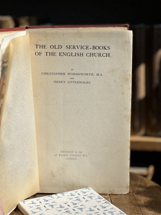 The Old Service Books of the English Church