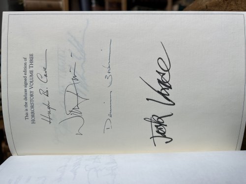 Horror-story: Volume Three Signed Edition