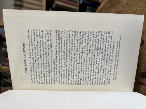 The Greek Anthology
