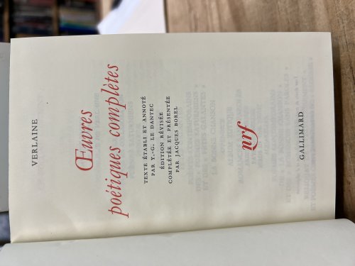 Oeuvres Poetiques Completes