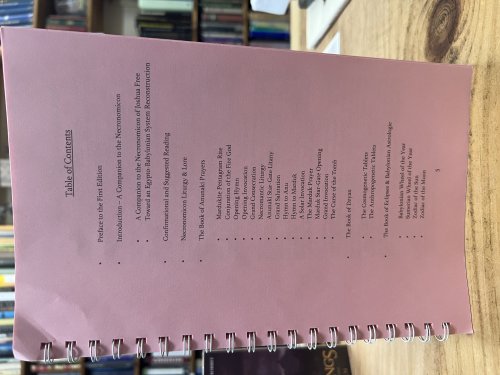 Necronomicon Liturgy & Lore Ruby Edition