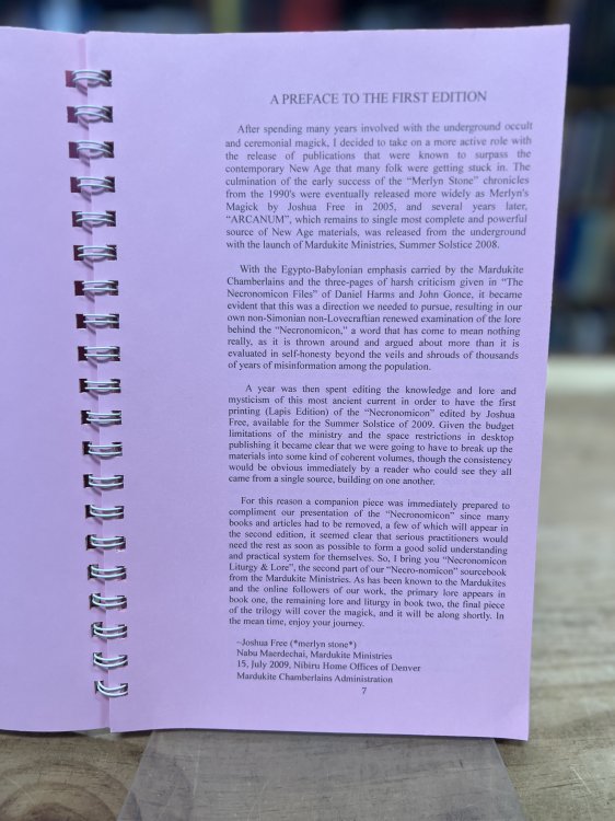 Necronomicon Liturgy & Lore Ruby Edition