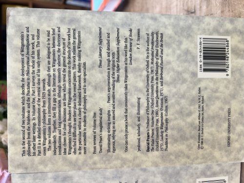 The False Prison: A Study of the Development of Wittgenstein's Philosophy. 2 Vols.