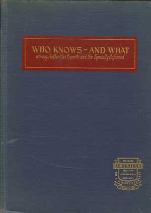 Who Knows- And What Among Authorities -Experts - and the Specially Informed