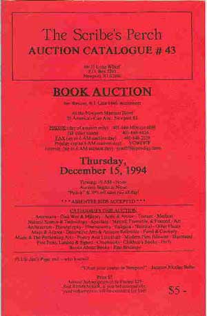 The Scribe's Perch Auction Catalogue #43: Book Auction