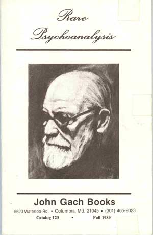 Rare Psychoanalysis: Catalog 123, Fall 1989