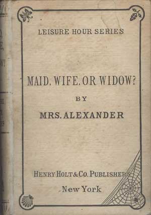 Maid, Wife, Or Widow