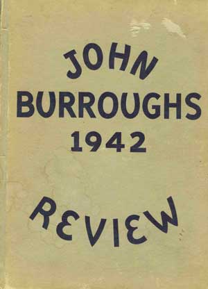 John Burroughs Review (Volume VIII, 1942)