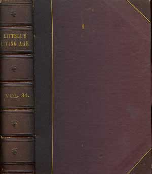 Littell's Living Age (Fifth Series, Volume XXXIV: April, May, June 1881)