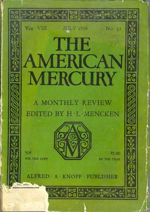 The American Mercury, Vol. 8, July 1926