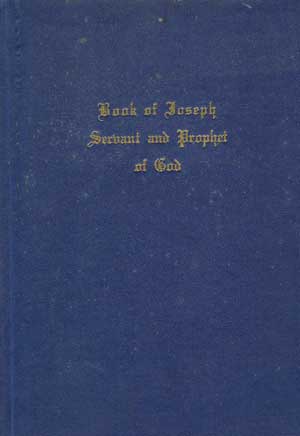 Book of Joseph Servant and Prophet of God