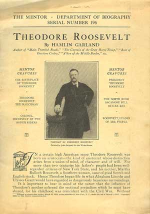 The Mentor: Theodore Roosevelt
