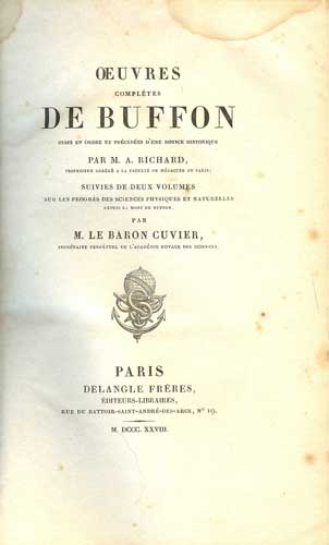 Oeuvres Completes De Buffon: Tome XXVII