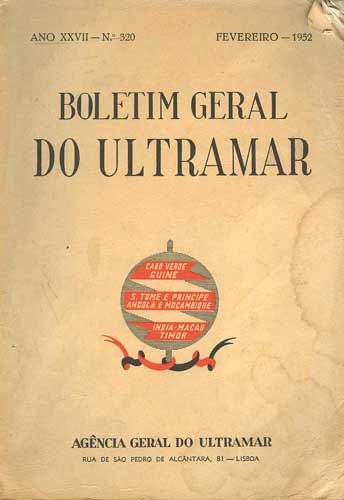 Boletim Geral Do Ultramar, Ano XXVII, Fevereiro-1952.