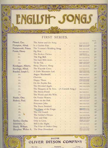 The Clang of the Forge (Sheet Music)