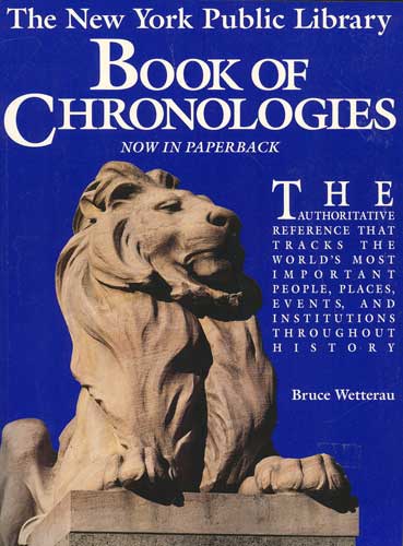 New York Public Library: Book of Chronologies