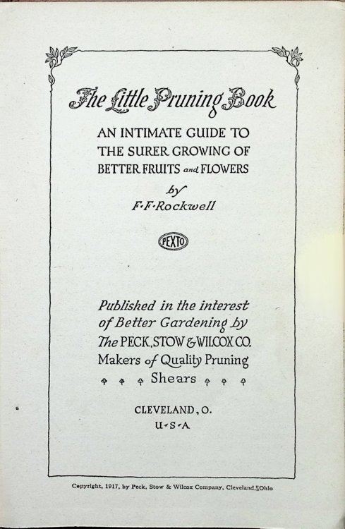The Little Pruning Book