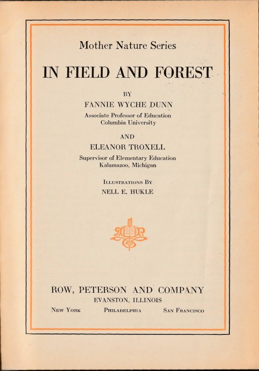 Mother Nature Series: In Field And Forest