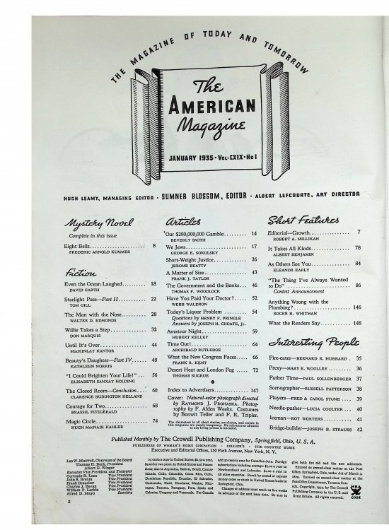 The American Magazine - January 1935